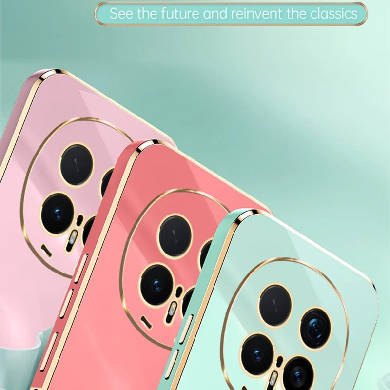 XINLI Obudowa na Honor Magic8 Pro 5G, pokrowiec na telefon z tworzywa TPU z ramką z powłoką elektrolityczną – cytrynowy