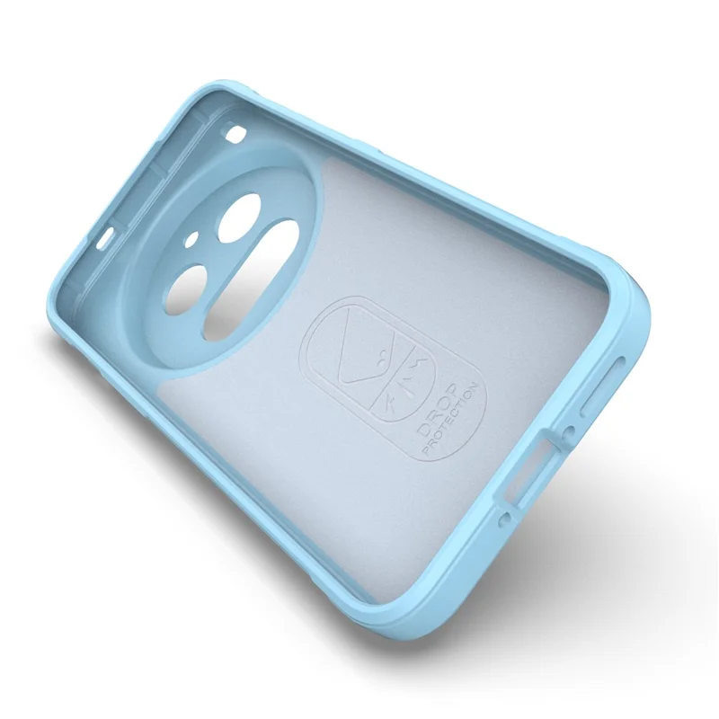 For vivo X300 Pro 5G Case Anti-Drop Soft TPU Rugged Phone Back Cover - Baby Blue