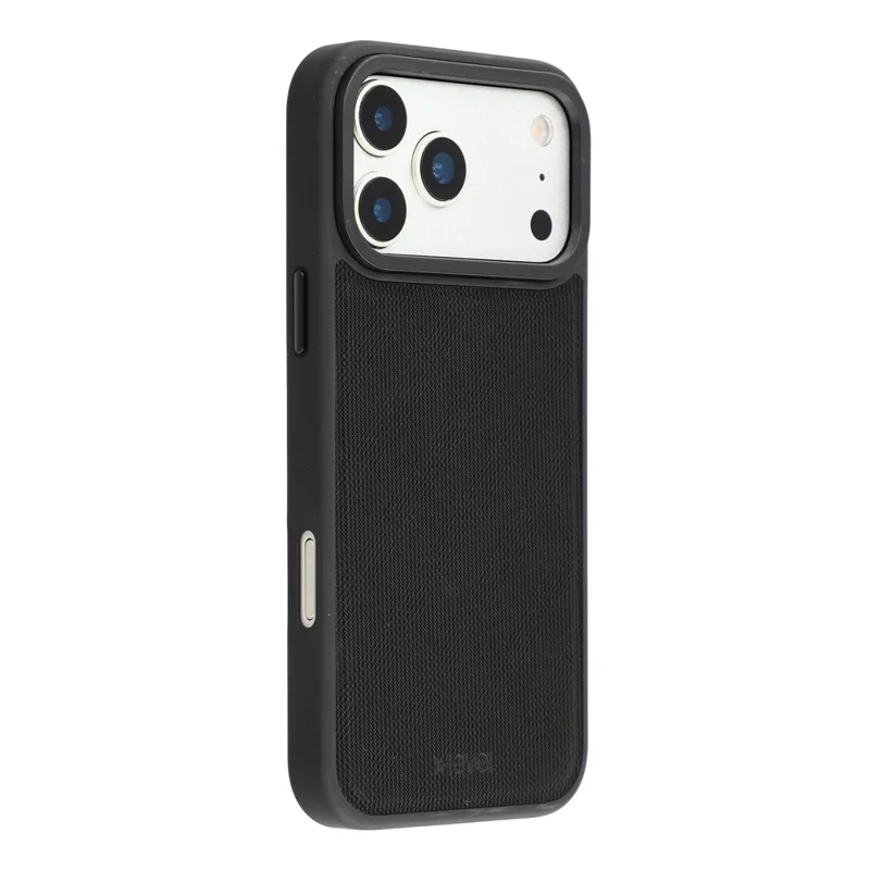 Capa Magnética para iPhone 17 Pro X-LEVEL Longitude Latitude Teature PU Leather PC TPU - Preta