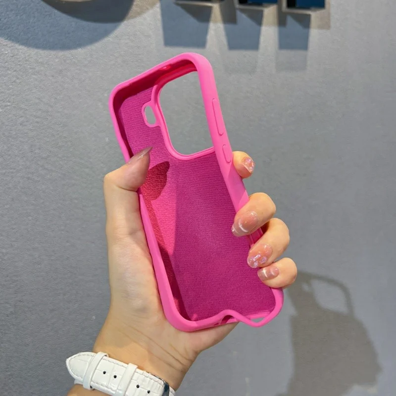 Voor Oppo Find X9 Pro 5G hoesje - Vloeibaar siliconen + PC telefoonhoesje, huidvriendelijk - Lichtroze