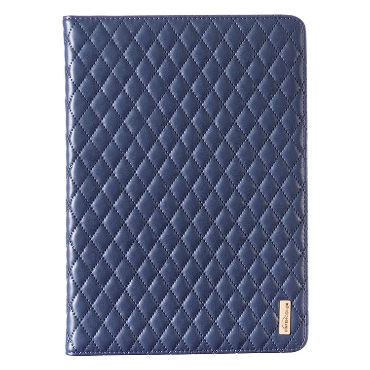 BINFEN COLOR para iPad 10.2 (2021) (2019) / (2020) / iPad Pro 10.5 pulgadas (2017) / iPad Air 10.5 pulgadas (2019) Estuche para tableta con texto grabado Funda de cuero sintético con soporte para tarjetas y soporte - Azul