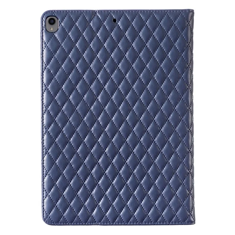 BINFEN COLOR para iPad 10.2 (2021) (2019) / (2020) / iPad Pro 10.5 pulgadas (2017) / iPad Air 10.5 pulgadas (2019) Estuche para tableta con texto grabado Funda de cuero sintético con soporte para tarjetas y soporte - Azul