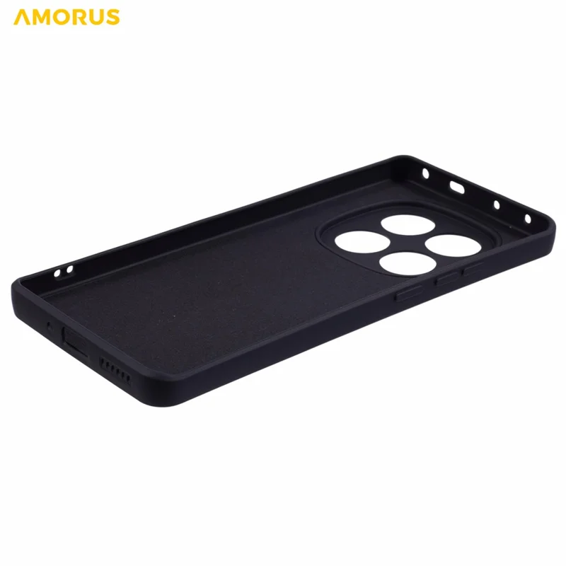 Futera AMORUS do Xiaomi Redmi Note 15 Pro 5G, obudowa z precyzyjnymi wycięciami, z włóknem wewnątrz, odporna na wstrząsy, czarna