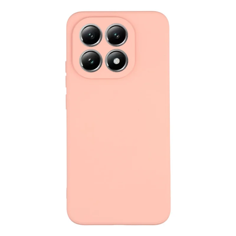 AMORUS For Xiaomi 15T Case Precise Cutouts TPU Fiber Lining Shockproof Phone Cover - Pink