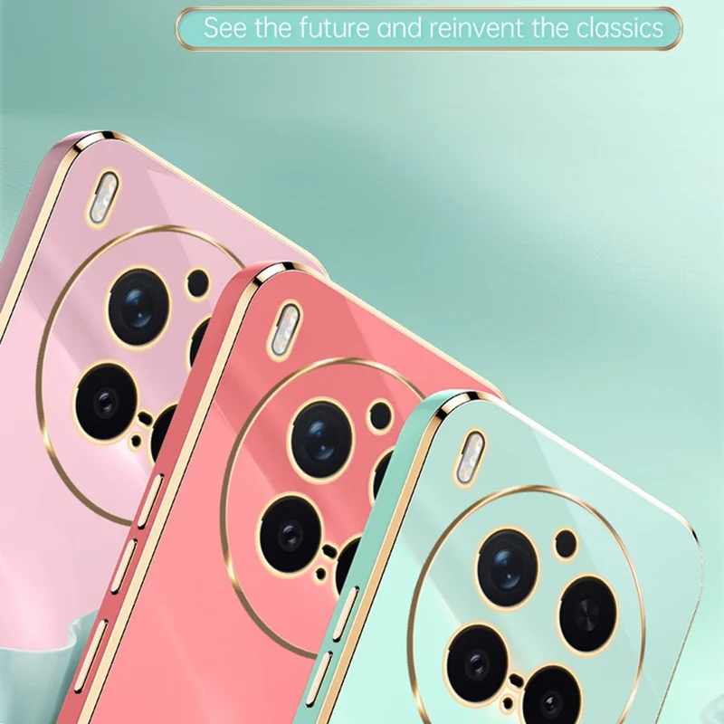 Bulk Purchasing XINLI For vivo X300 Pro 5G Case TPU Phone Cover with Electroplating Frame - Cyan