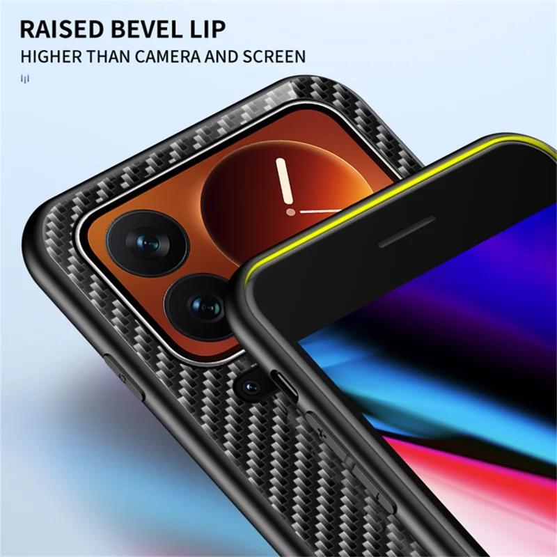 For Xiaomi 17 Pro Case Tempered Glass Shockproof Phone Cover - Colorful Fiber