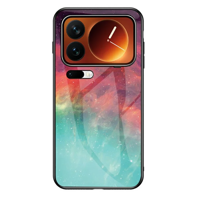 For Xiaomi 17 Pro Max Case Starry Sky Pattern Tempered Glass Phone Cover - Color Starry Sky