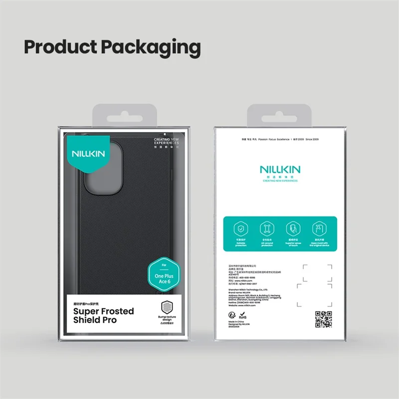 NILLKIN Frosted Shield Pro For OnePlus 15R 5G / Ace 6 5G Case Matte PC + TPU Phone Cover