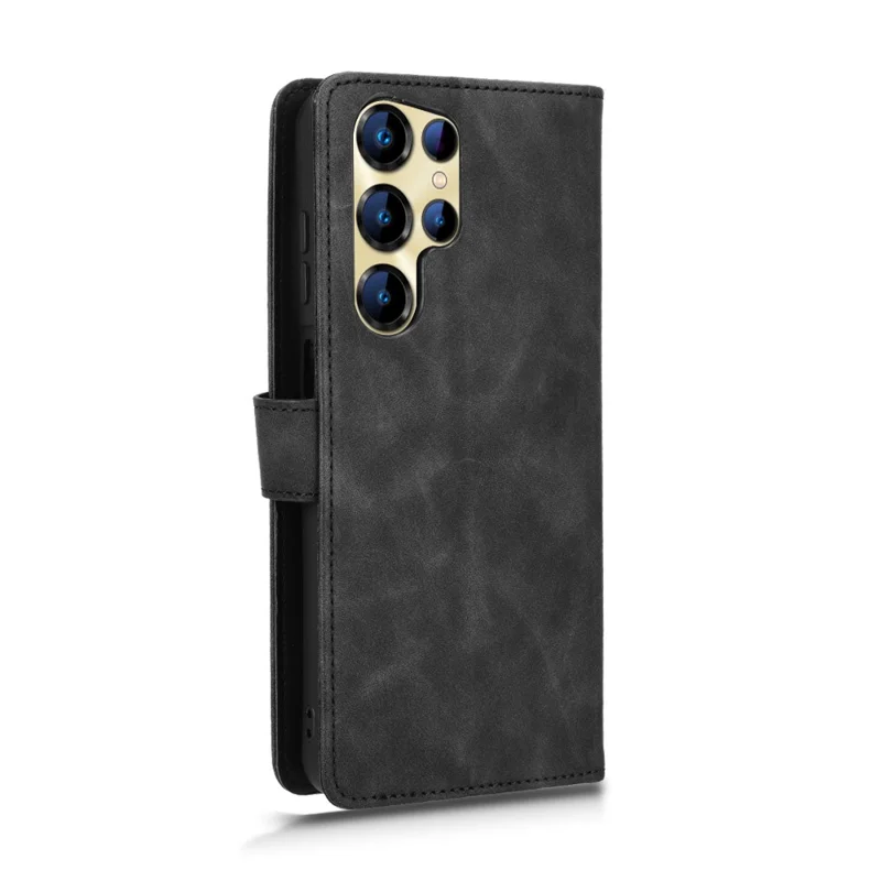 Etui skórzane do Oukitel C68, miękkie na dotyk, antywypadkowe, z portfelem i funkcją foliowej koperty - Czarny