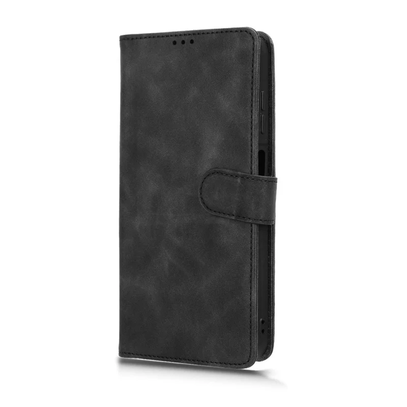 Etui skórzane do Oukitel C68, miękkie na dotyk, antywypadkowe, z portfelem i funkcją foliowej koperty - Czarny