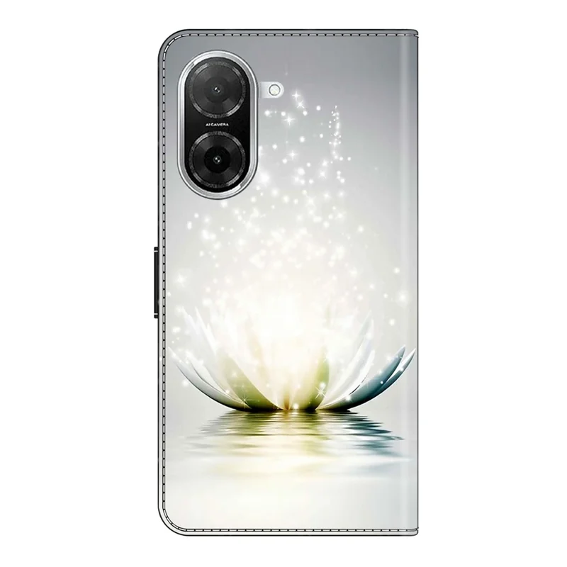 Custodia in pelle PU con motivo 3D e supporto per Xiaomi Redmi A5 4G (171,7 mm) / Poco C71 4G - Loto