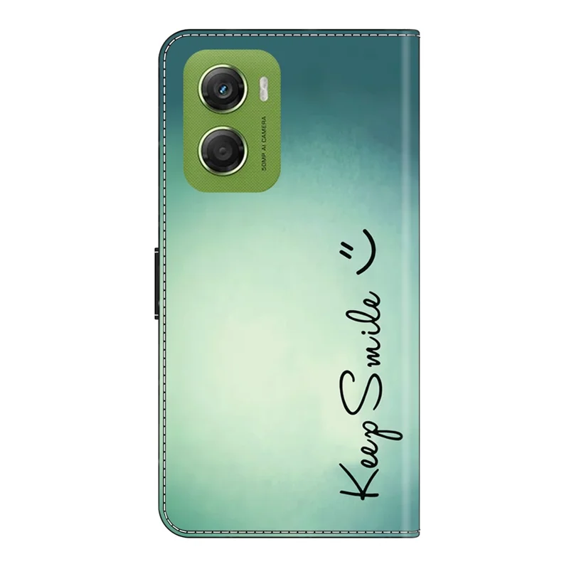 Voor Motorola Moto G06 4G hoesje PU lederen portemonnee telefoonhoes met standaard - Keep Smile