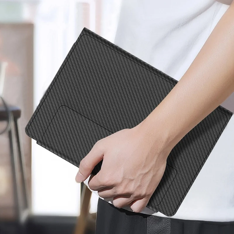 GKK For Samsung Galaxy Z Fold4 5G Shockproof Phone Case Bluetooth-compatible Keyboard with Magnetic Folding Keyboard Case + Tempered Glass Screen Protector - Green