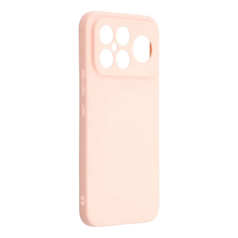 För Xiaomi Redmi K90 Pro Max 5G / Poco F8 Ultra Skal Precisa Utskärningar Raka Kant TPU Chockabsorberande Mobilskal - Rosa