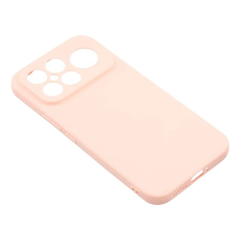 För Xiaomi Redmi K90 Pro Max 5G / Poco F8 Ultra Skal Precisa Utskärningar Raka Kant TPU Chockabsorberande Mobilskal - Rosa