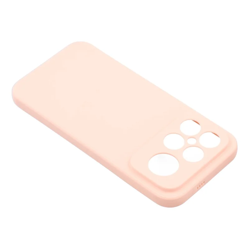 För Xiaomi Redmi K90 Pro Max 5G / Poco F8 Ultra Skal Precisa Utskärningar Raka Kant TPU Chockabsorberande Mobilskal - Rosa