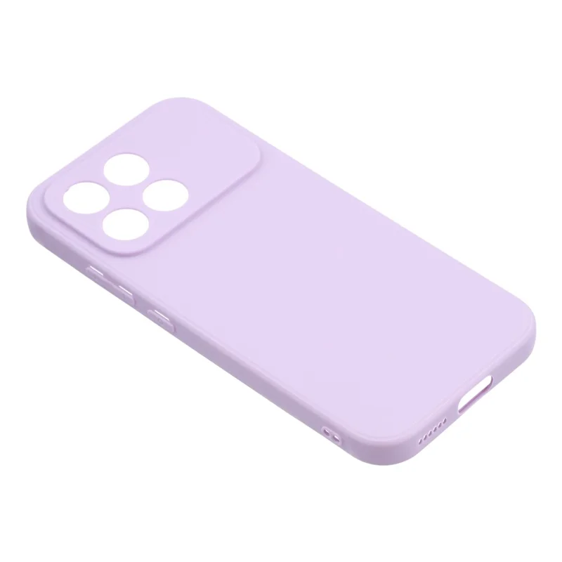 For Xiaomi Redmi K90 5G / Poco F8 Pro Case Precise Cutouts Straight Edge TPU Shockproof Phone Cover - Purple