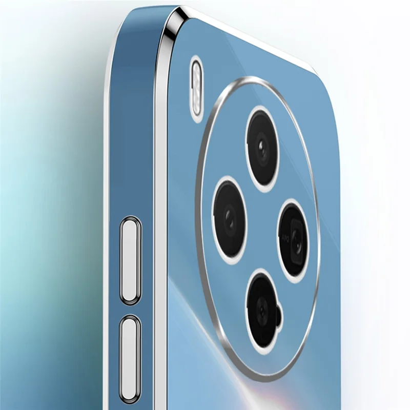 Bulk Purchasing XINLI For vivo X300 5G Case Ring Kickstand Electroplating TPU Phone Cover - Cyan