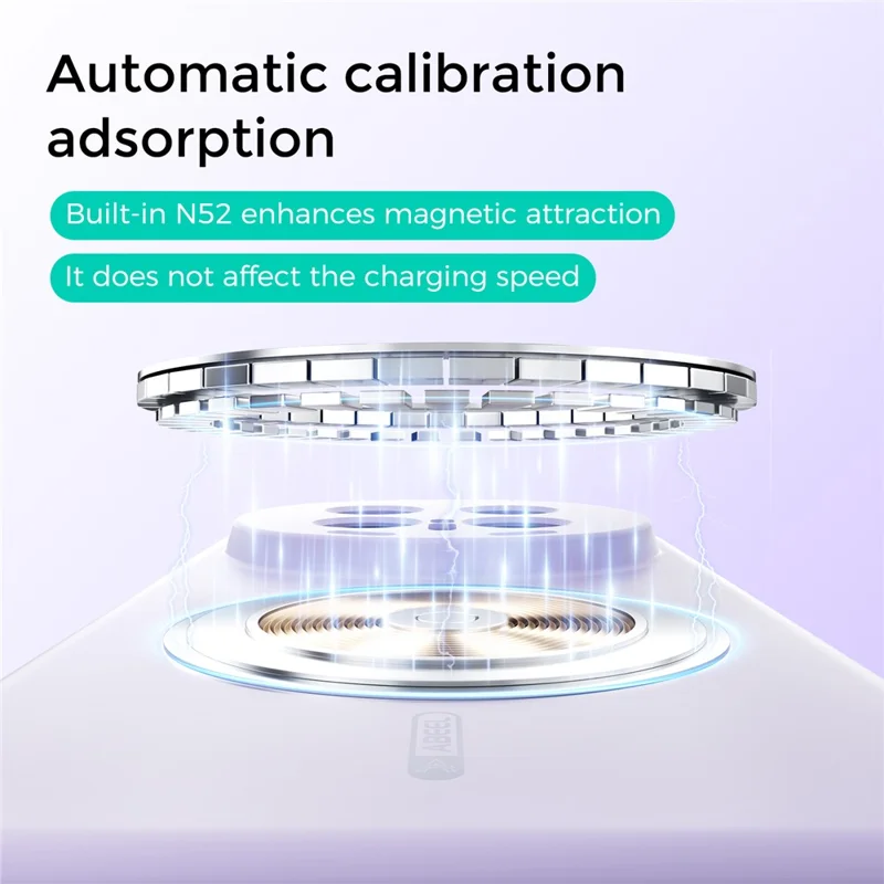 ABEEL For Honor Magic8 5G Funda Compatible con MagSafe Piel Toque Líquido Silicona Cubierta Trasera del Teléfono - Púrpura