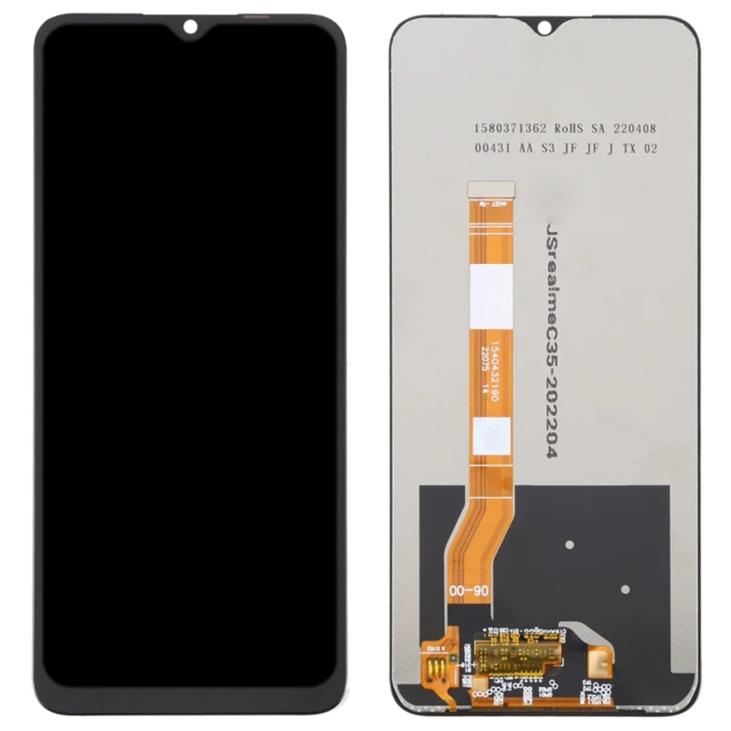 LCD Screen and Digitizer Assembly for Oppo A57 4G / A57s 4G / A57e 4G / A77 4G / A17 4G / A17k 4G , Grade C , without Logo