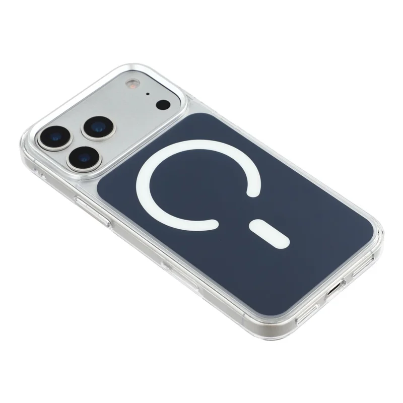 X-LEVEL Custodia per iPhone 17 Pro Compatibile con MagSafe PC + Copertura in Vetro per Telefono - Blu