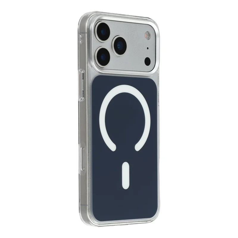 Capa compatível com iPhone 17 Pro Max X-LEVEL com MagSafe, capa de telefone de PC + vidro - azul