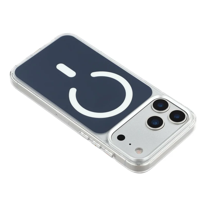 Capa compatível com iPhone 17 Pro Max X-LEVEL com MagSafe, capa de telefone de PC + vidro - azul