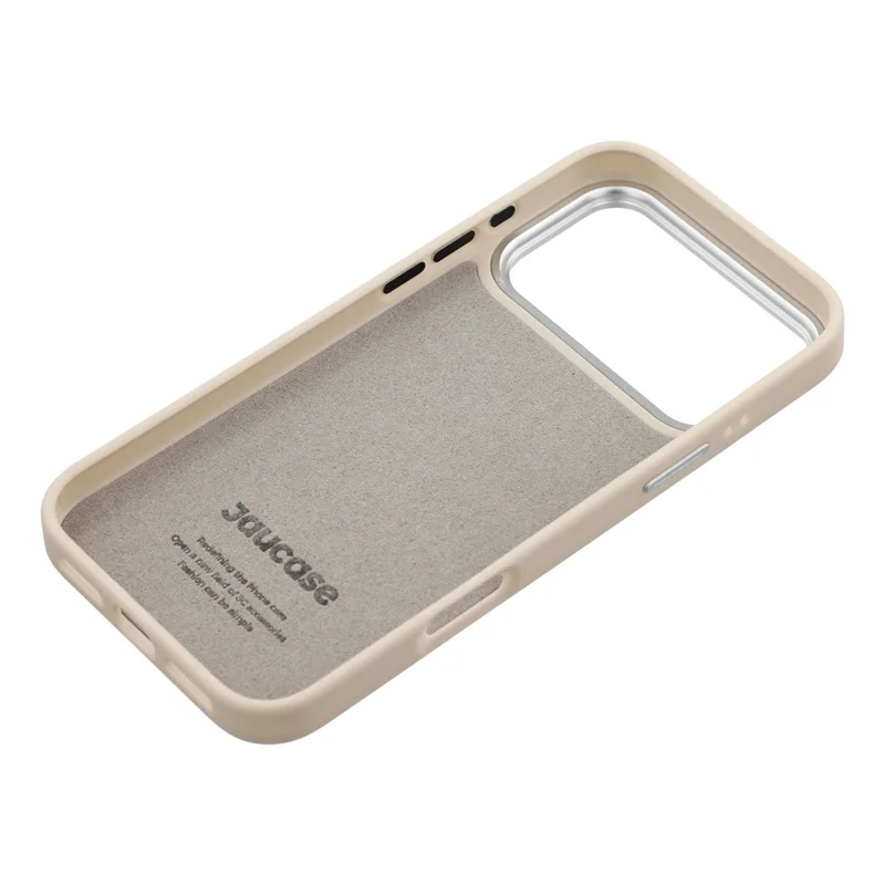 JAUCASE Für iPhone 17 Pro Magnetische Hülle Leopardenmuster Kartenfach PU TPU PC Telefonrückseite - Weiß