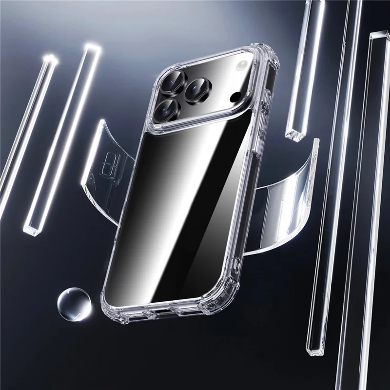 IPAKY For iPhone 17 Pro Case Four Corner Shockproof Clear Phone Back Cover