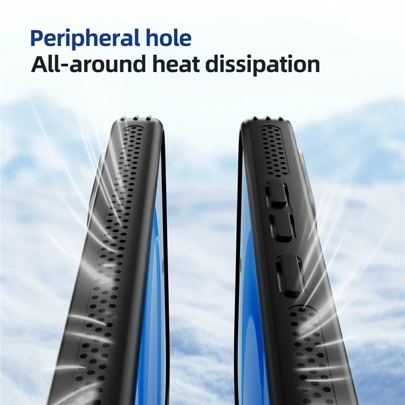 ABEEL Для Xiaomi Redmi K90 Pro Max 5G Чехол Совместимый с MagSafe TPU PC Охлаждение Матовая Задняя Крышка Телефона с Пленкой Для Линзы - Черный