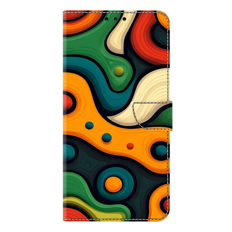 For Samsung Galaxy A16 5G  /  4G Case Foldable Stand Wallet Pattern Printing PU Leather Flip Phone Cover - Painted
