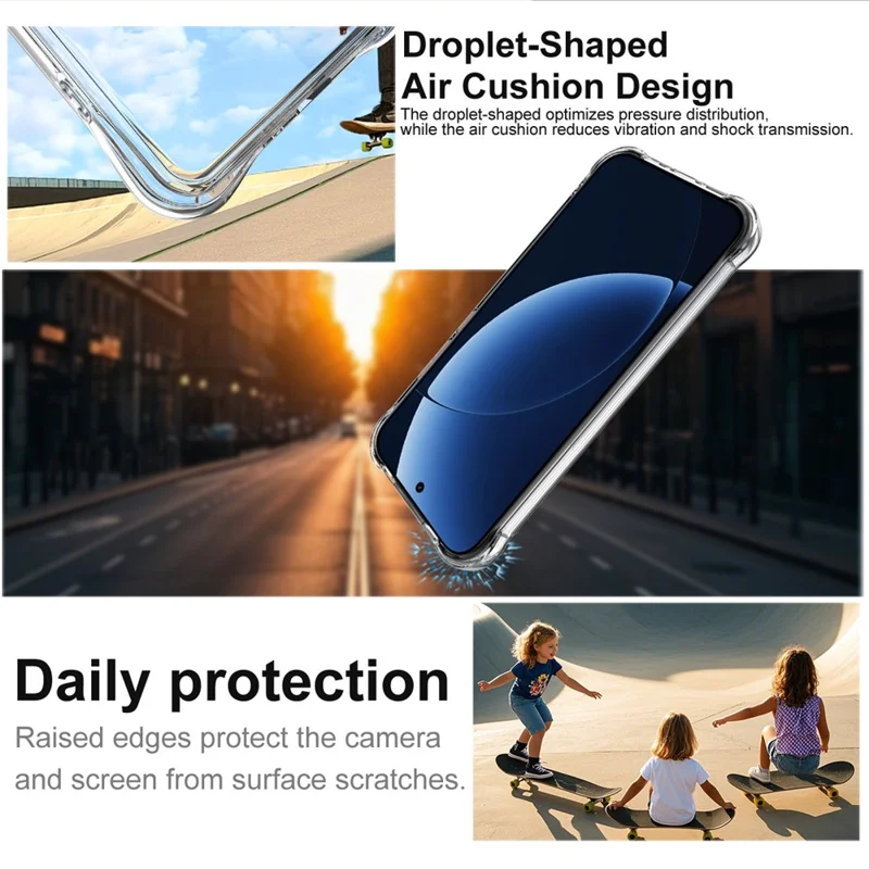 IMAK Pour Realme GT 8 Pro 5G Étui Coque de Téléphone TPU Protection Antichoc Airbag