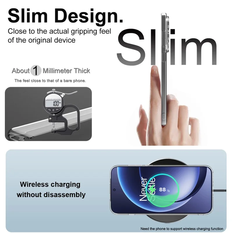 IMAK UX-5 Series For OnePlus 15 5G Transparent TPU Phone Case Protective Phone Cover