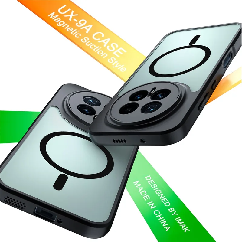 IMAK UX-9A For Honor Magic8 Pro 5G Clear Case Magnetic Case Tiny Airbag PC + TPU Phone Cover