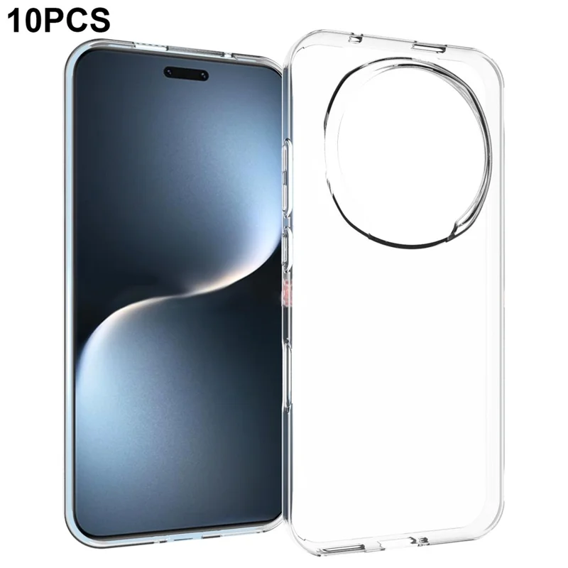 10Pcs / Paquete Para Honor Magic8 Pro 5G Funda Marca de Agua Gratis Cubierta de Teléfono Protectora de TPU Transparente
