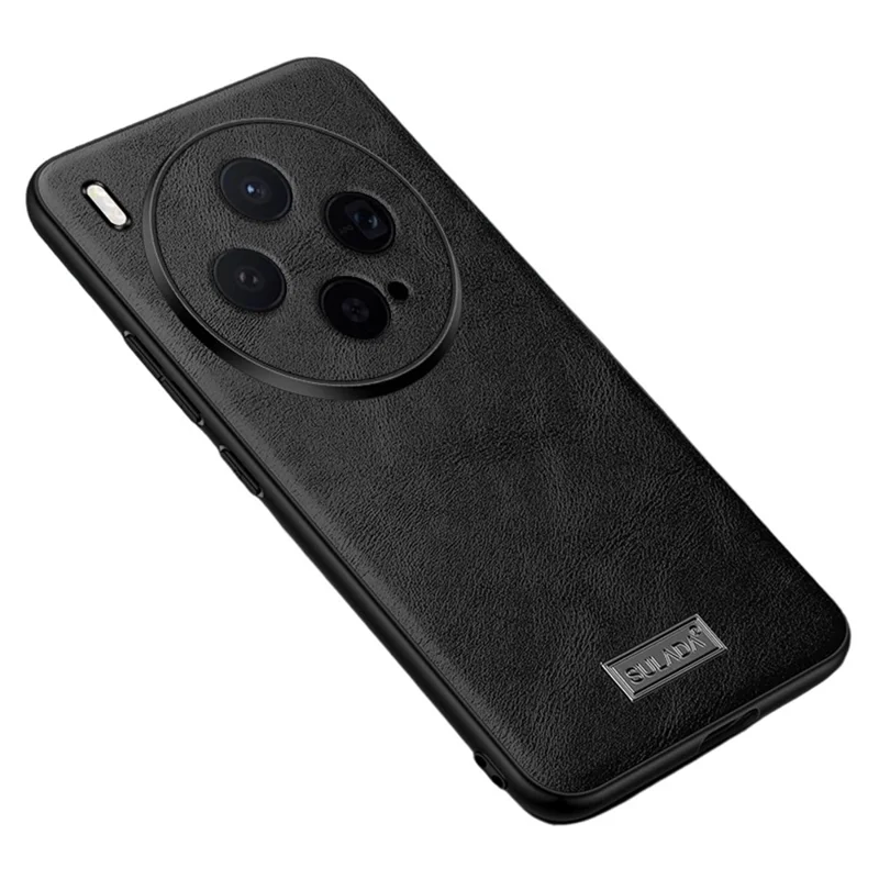 SULADA For vivo X300 5G Case PU Leather + TPU + PC Back Phone Cover - Black