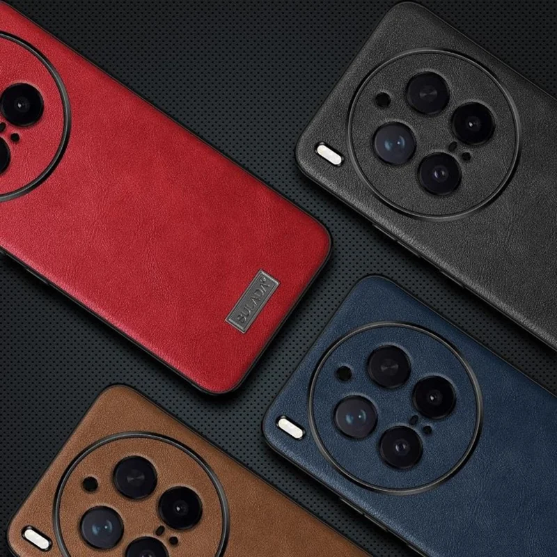 Étui pour vivo X300 Pro 5G SULADA en cuir PU + TPU + coque arrière en PC - Noir