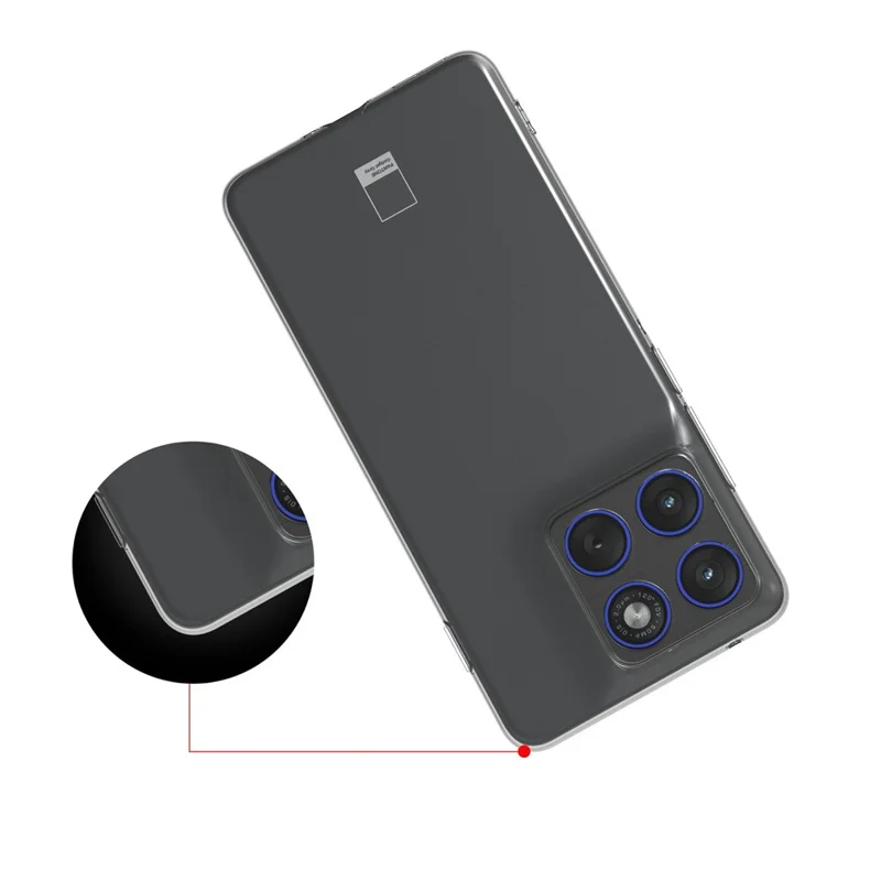 Housse de téléphone Motorola Edge 70 5G Ultra Fine Flexible TPU Transparente