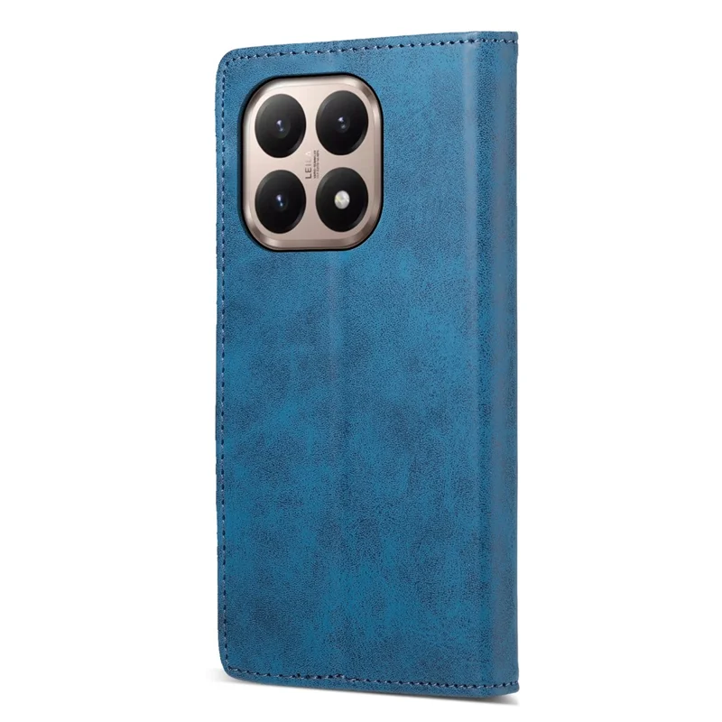 For Xiaomi 15T Wallet Case RFID Blocking PU Leather Phone Cover - Blue