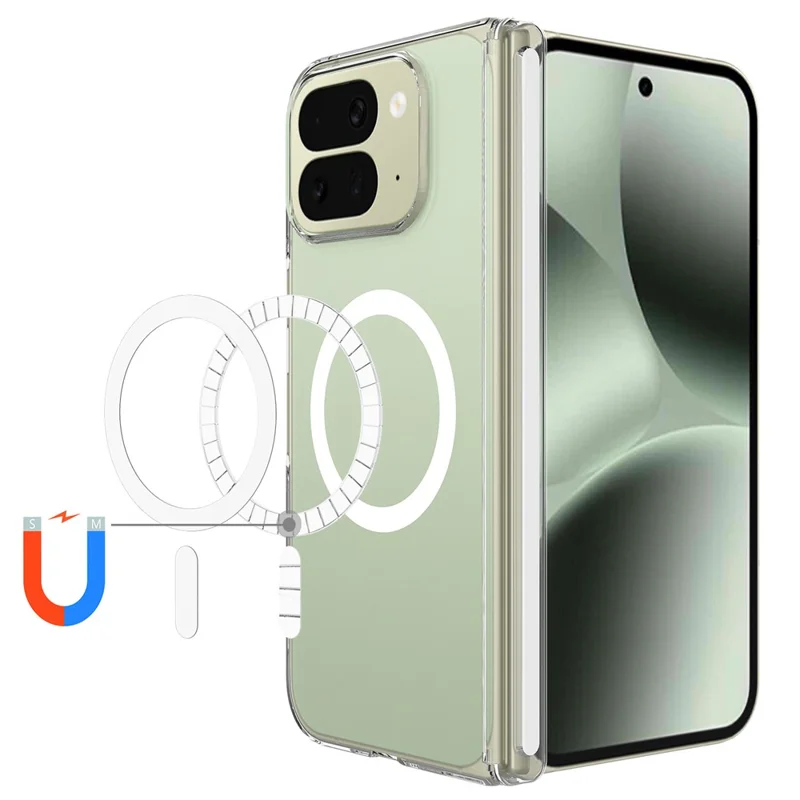 Capa Compatível com Google Pixel 10 Pro Fold com Proteção Magnética MagSafe e Dobradiça Protetora de PC