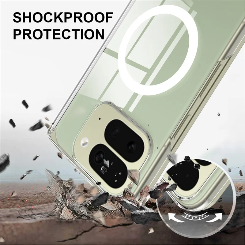 Capa Compatível com Google Pixel 10 Pro Fold com Proteção Magnética MagSafe e Dobradiça Protetora de PC