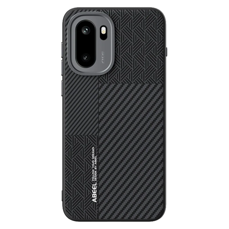 ABEEL For OnePlus Ace 6 5G Magnetic Case PC + TPU + Aluminum Alloy + PU Leather Slim Phone Back Cover - Texture 3