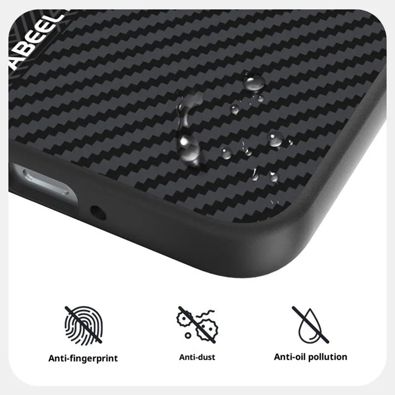 ABEEL For OnePlus Ace 6 5G Magnetic Case PC + TPU + Aluminum Alloy + PU Leather Slim Phone Back Cover - Texture 3