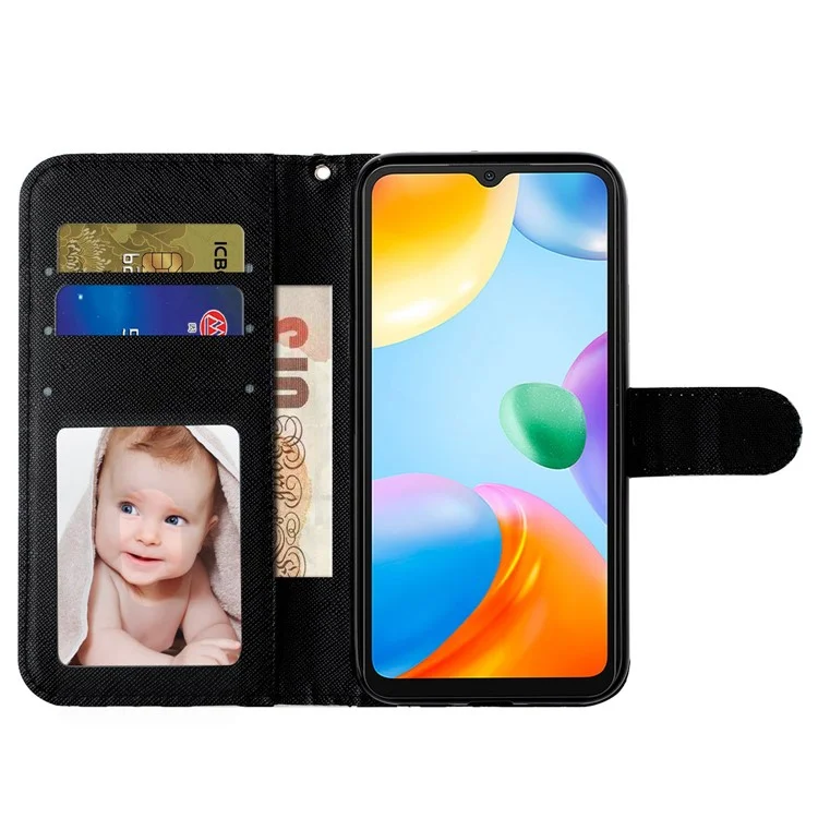 For Samsung Galaxy S23 Ultra 3D Pattern Printing PU Leather Flip Wallet Case Stand Magnetic Shockproof Protective Phone Cover with Strap - Leopard