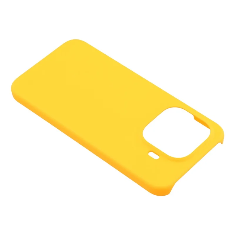 Til Xiaomi 15T Pro Case Hård PC Drop-beskyttende Matt Minimalistisk Telefonbeskyttelse - Gul