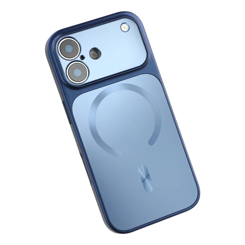 Für iPhone 17 Hülle kompatibel mit MagSafe Anti-Kratzer TPU + PC Handyhülle - Blau