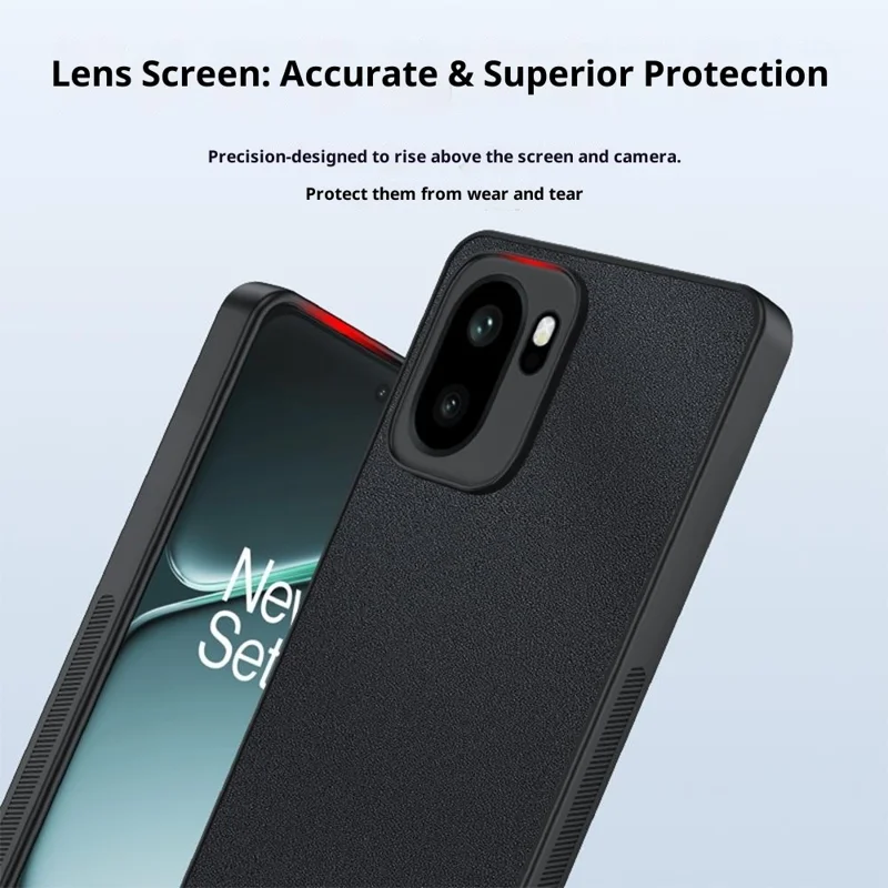 For OnePlus 15R 5G / Ace 6T 5G / Ace 6 5G Case PU Leather Coated PC + TPU Anti-Drop Phone Cover - Green