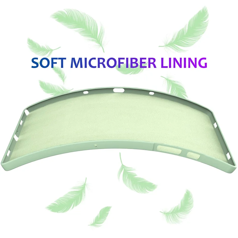 For Samsung Galaxy Tab A11+ Case Liquid Silicone Anti-Scratch Tablet Cover - Green