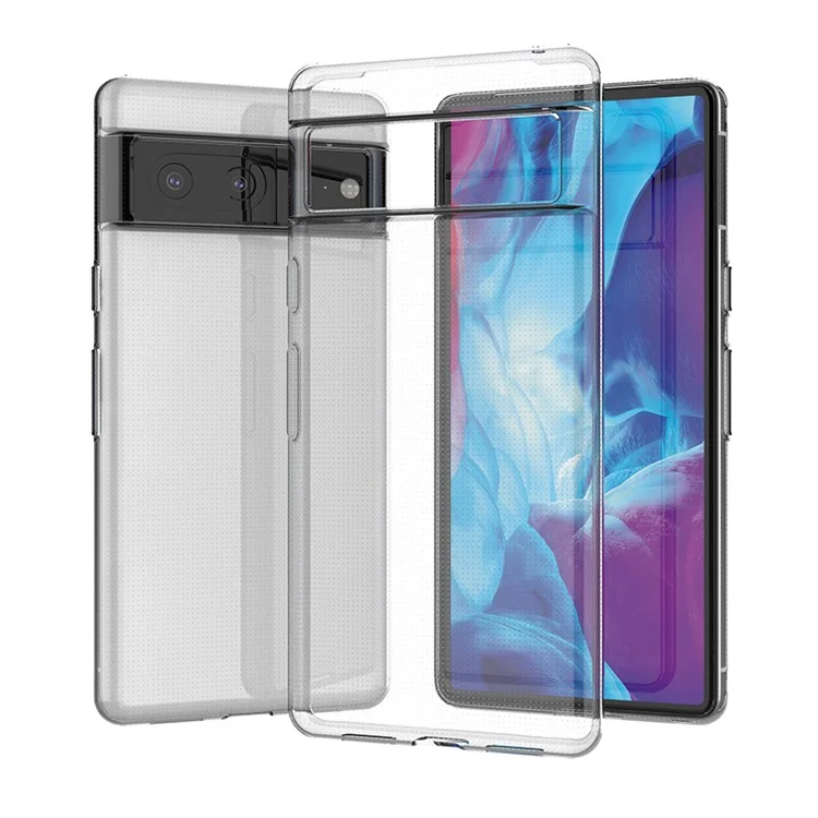 Для Google Pixel 7 5G Против Роста Телефона Case Case Ultra Slim High Transparency Shock-resection Гибкая Крышка TPU