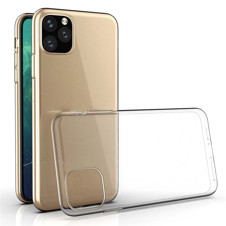 Para Iphone 11 Pro 5.8 Pulgadas Case de Teléfono High Transparencia Aprobación Aprueba Flexible Flexible Ultra Slim TPU TPU TPU